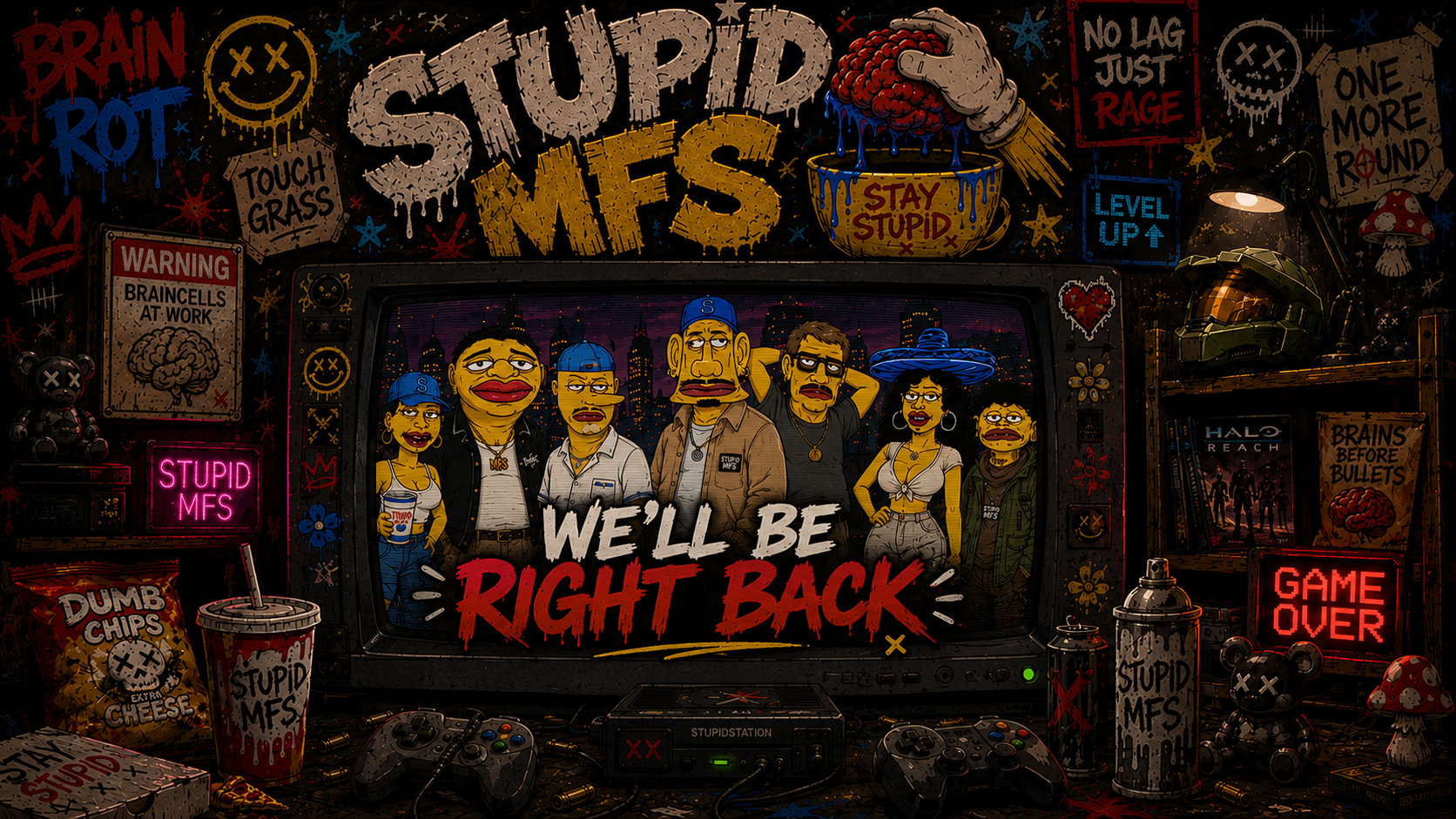 Stupid MFs board game