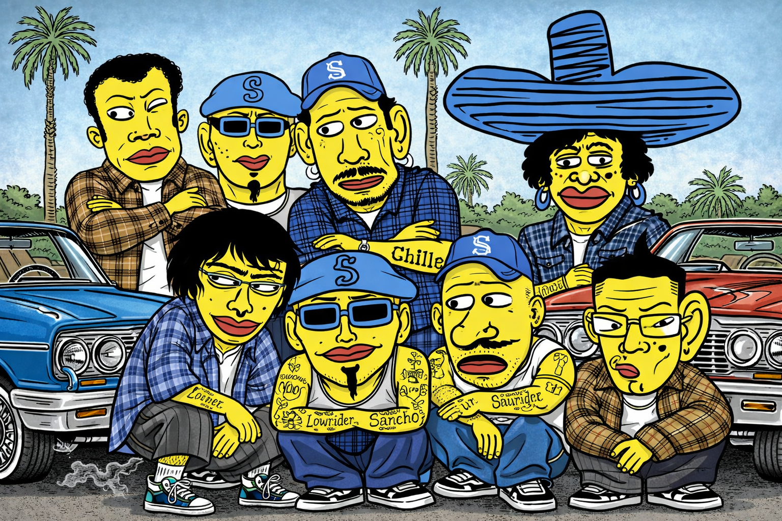 Stupid Maxi Friends characters